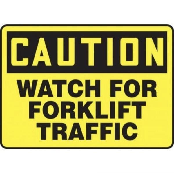 Accuform OSHA CAUTION SAFETY SIGN WATCH FOR FRMVHR633XP FRMVHR633XP - main